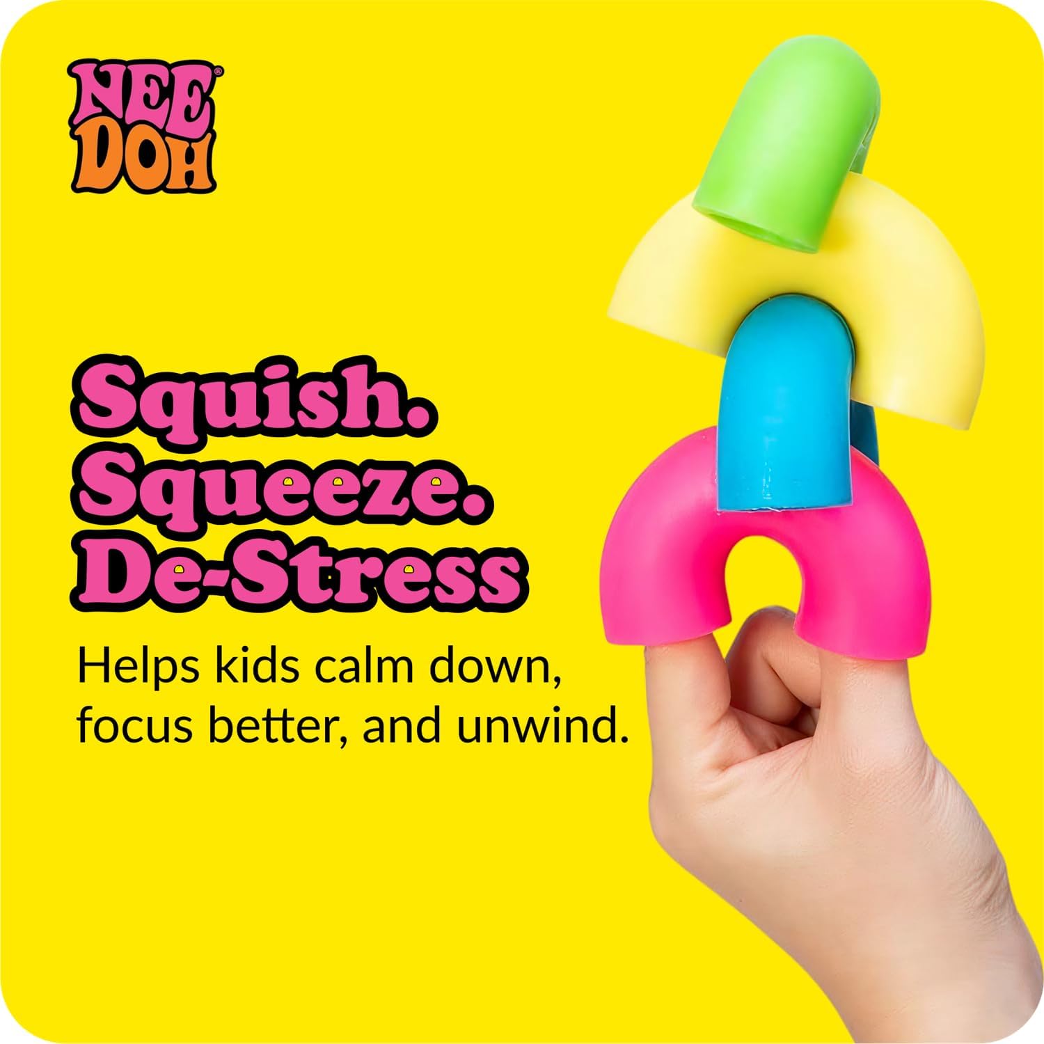 NeeDoh Color Change Squeeze Heart 6