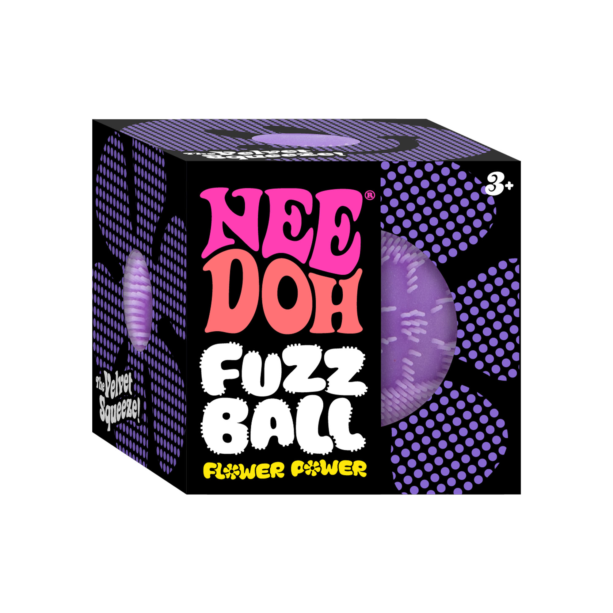 NeeDoh Fuzz Ball Flower Power 12