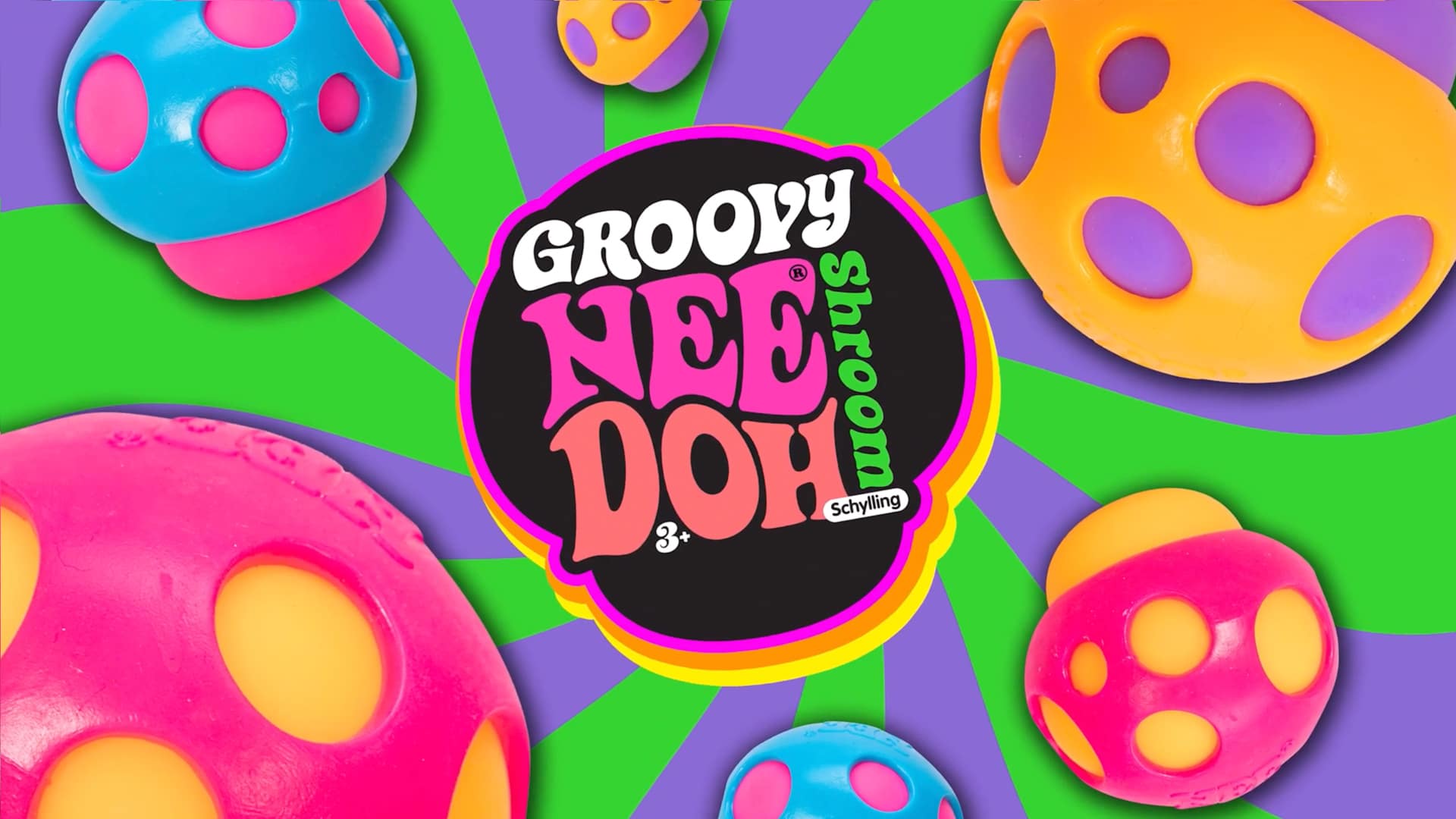 NeeDoh Groovy Shroom 2
