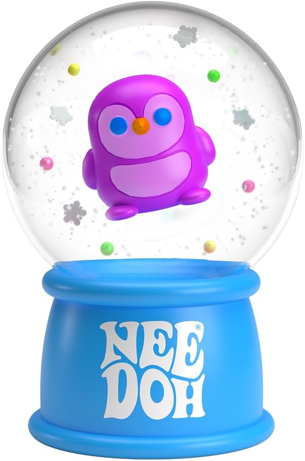 NeeDoh Squish N Flow Snow Globe 1
