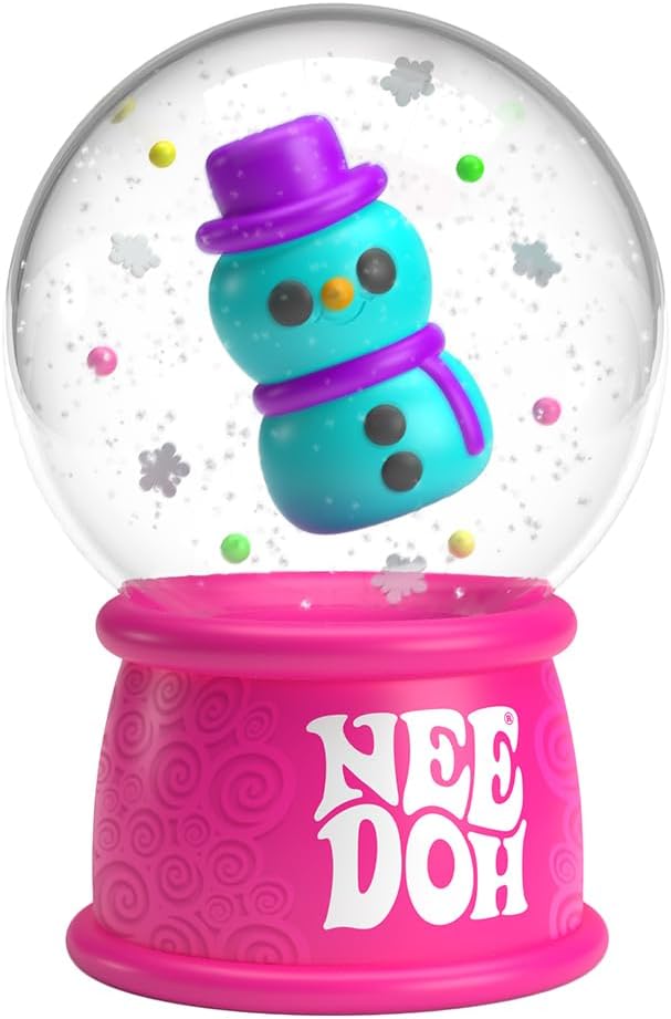 NeeDoh Squish N Flow Snow Globe 2