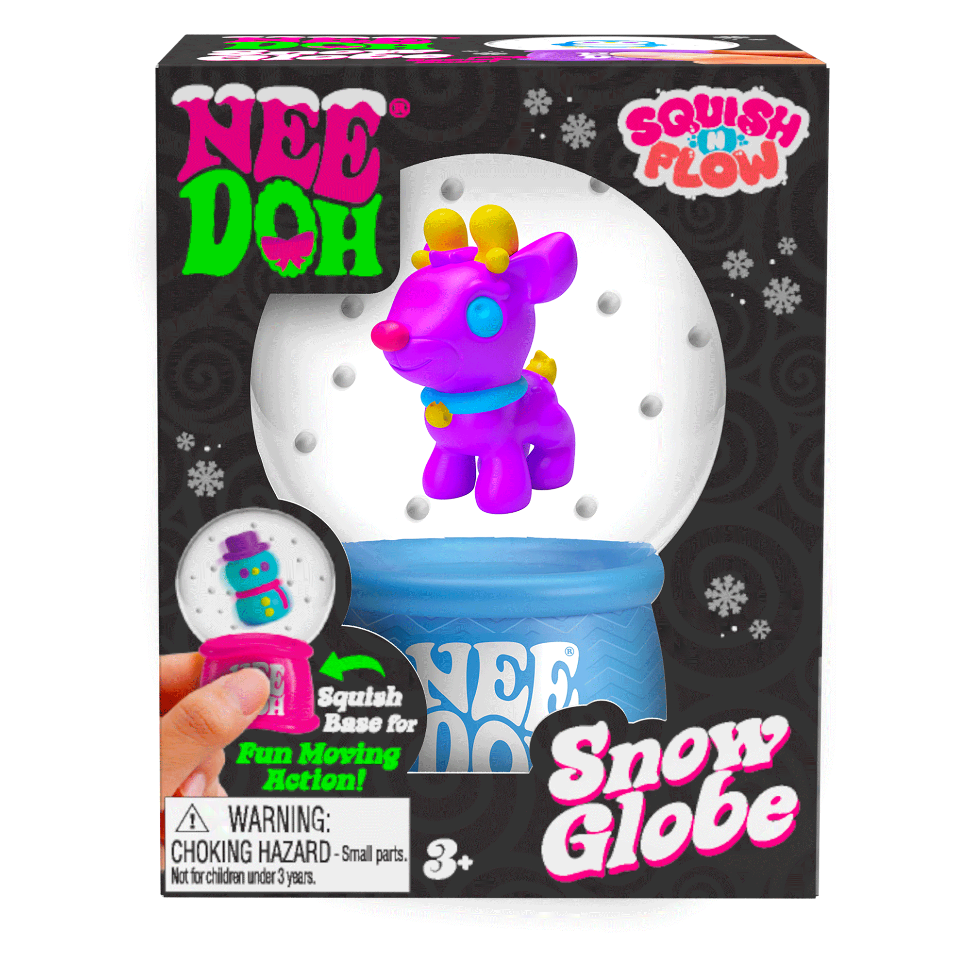 NeeDoh Squish N Flow Snow Globe 2