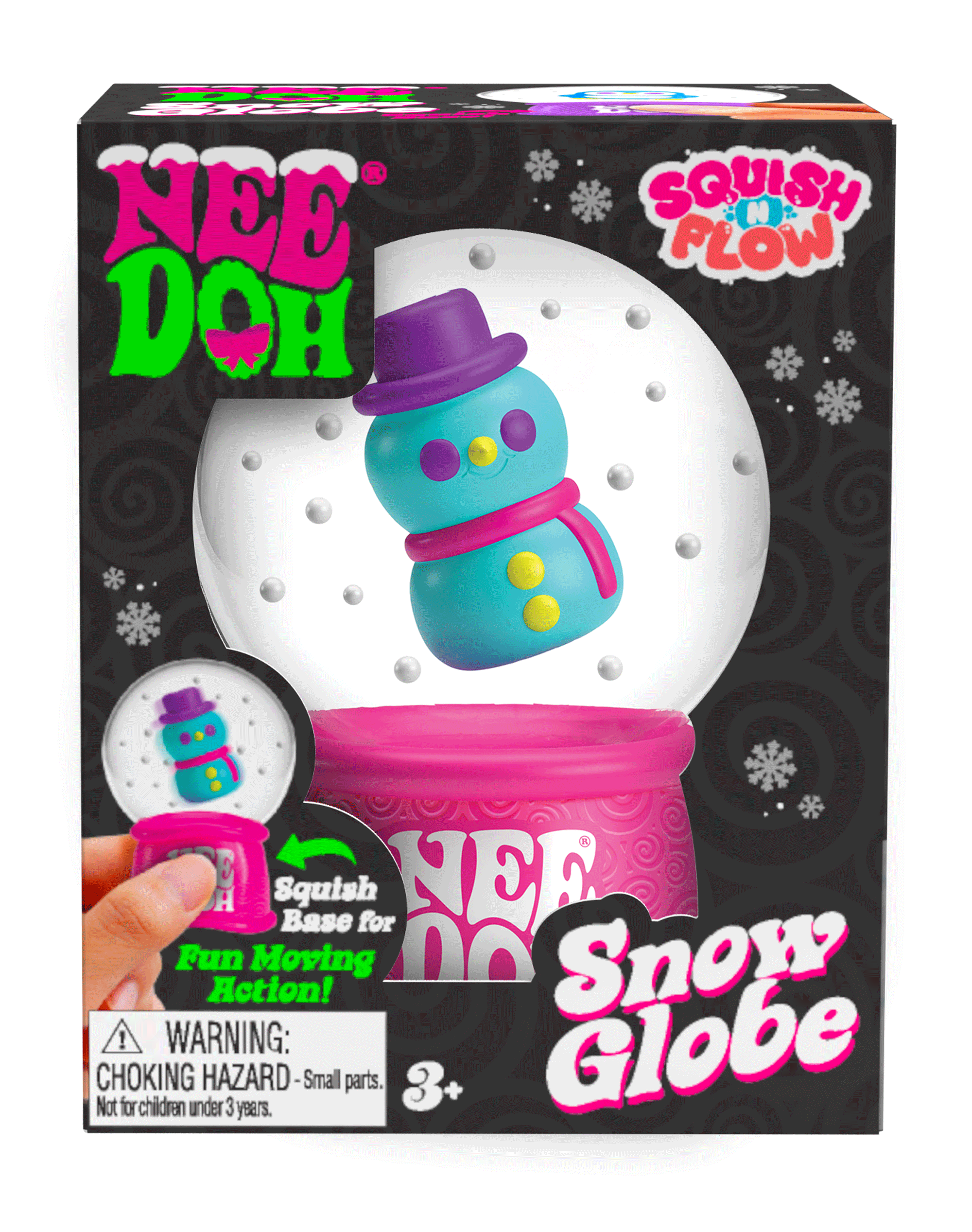 NeeDoh Squish N Flow Snow Globe 3