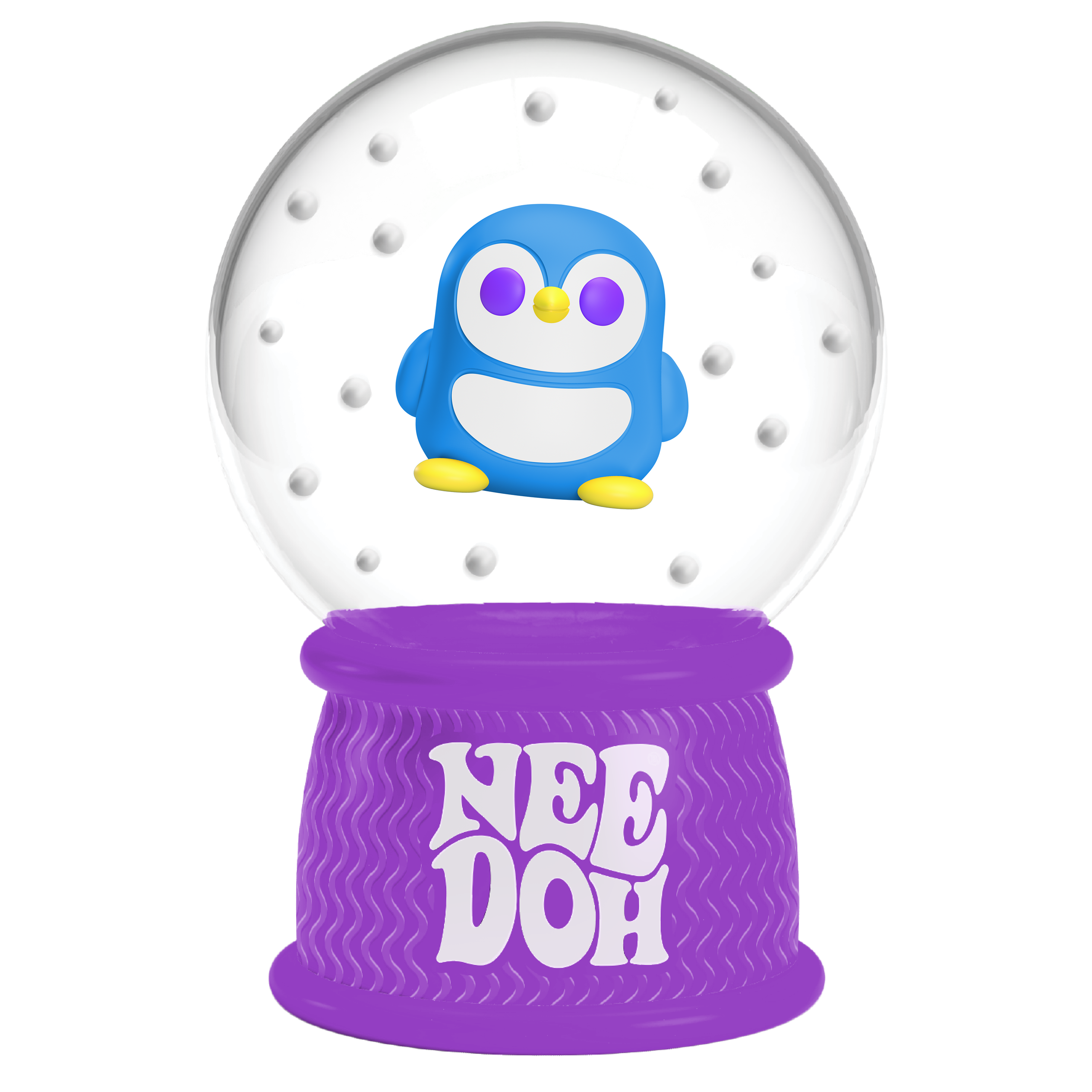 NeeDoh Squish N Flow Snow Globe 4