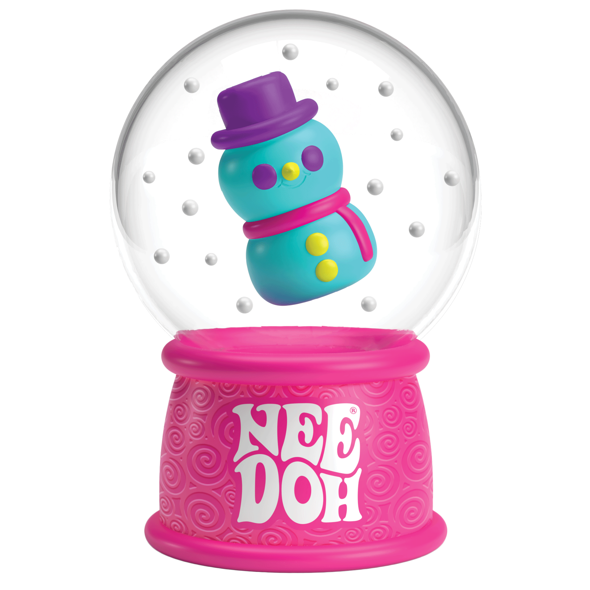 NeeDoh Squish N Flow Snow Globe 6